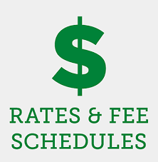 fee schedule
