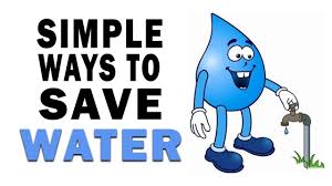 simple ways to save water clip art