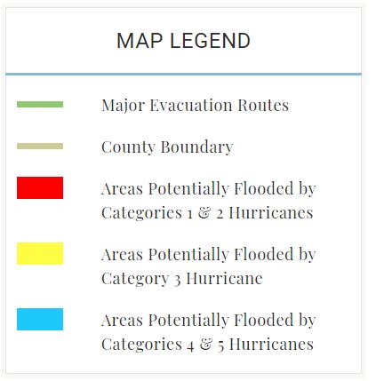 2018 storm surge map legend